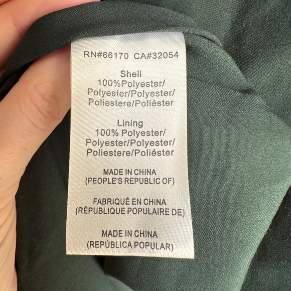 Anthropologie Hutch Floral Wrap Maxi Dress Small Forest Green - Picture 12 of 15